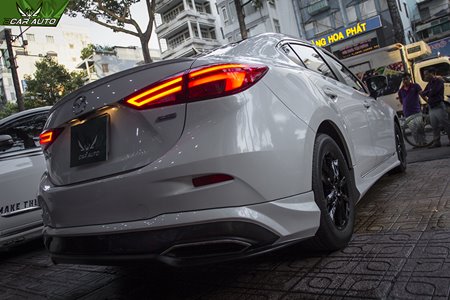 mazda 3 độ đèn audi