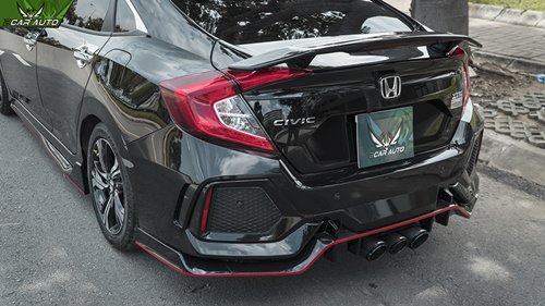 lắp body kit xe Honda Civic mẫu type r