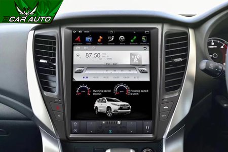 Màn hình xe Pajero Sport 2018